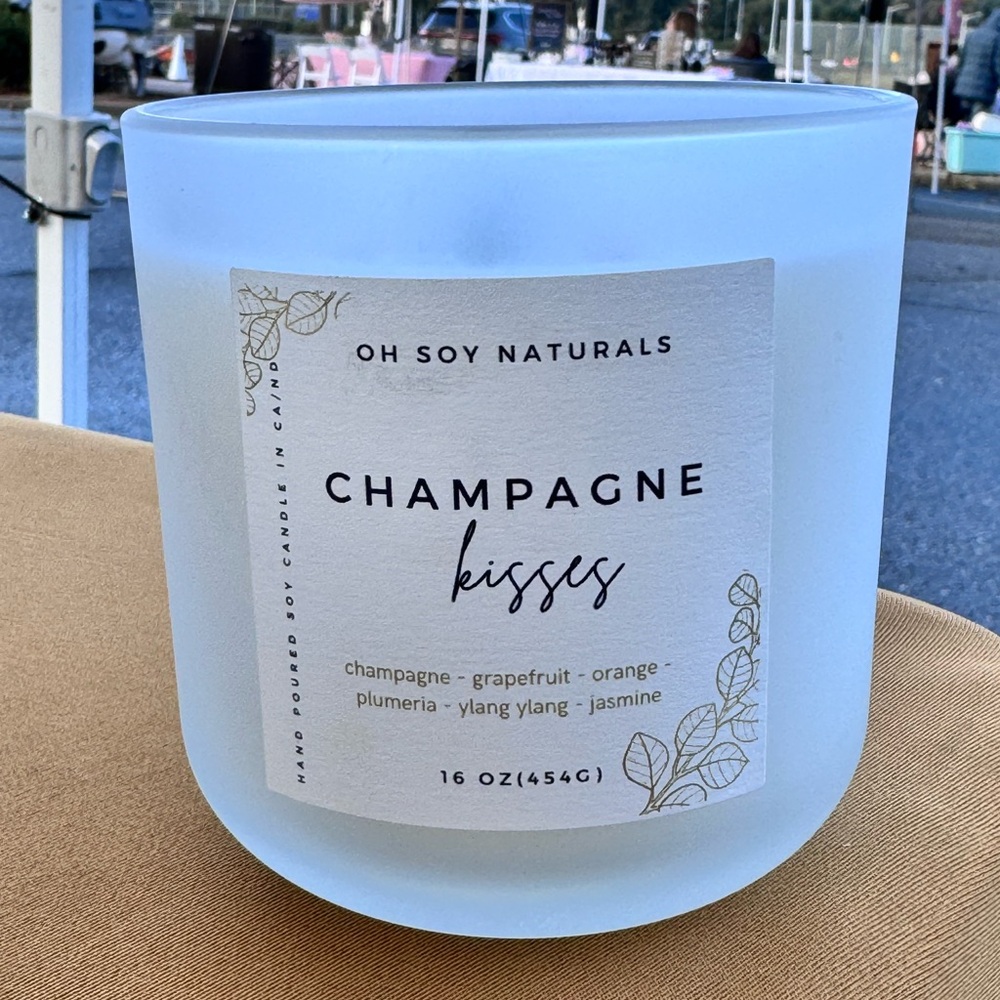 Handcrafted Soy wax handmade 2 wick candle 16 Oz